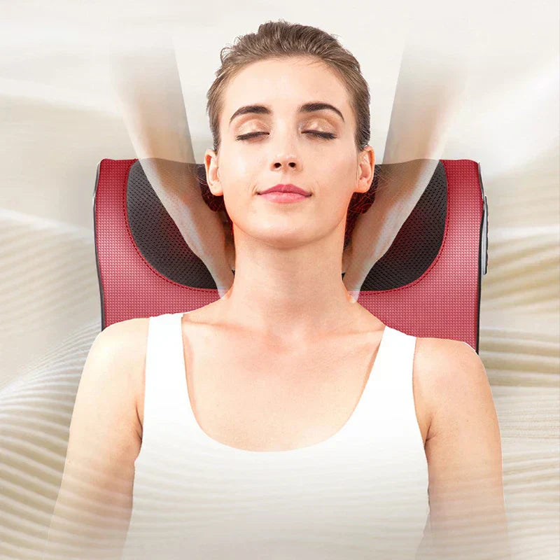 𝙑𝙞𝙫𝙚𝙣𝙯𝙖™  Red Pillow Massager – جهاز تدليك الوسادة الحمراء