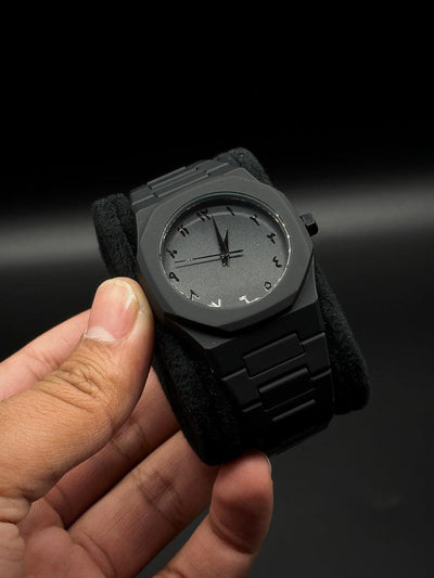 𝙑𝙞𝙫𝙚𝙣𝙯𝙖™Black Arabic Aura Watch | ساعة هالة عربية باللون الأسود