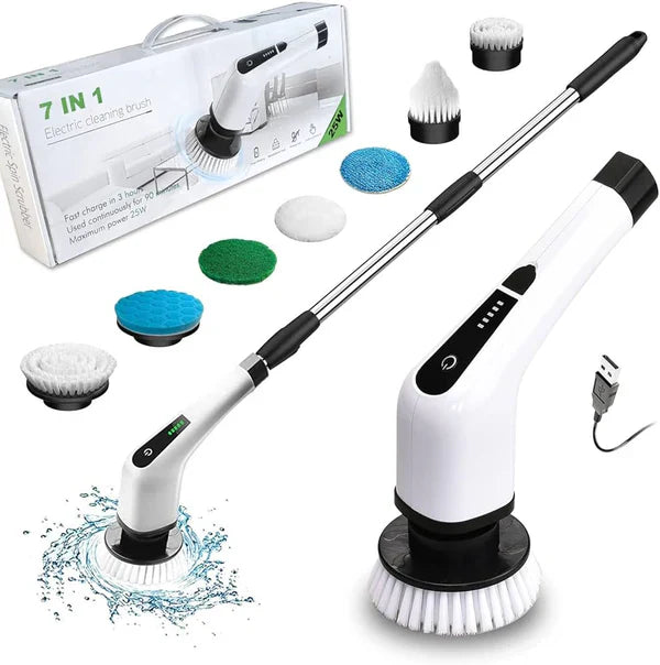 𝙑𝙞𝙫𝙚𝙣𝙯𝙖™9 in 1 Electric Cleaning Brush – فرشاة تنظيف كهربائية 9 في 1