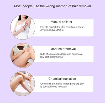 𝙑𝙞𝙫𝙚𝙣𝙯𝙖™Purple Epilator – آلة إزالة الشعر البنفسجية