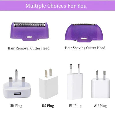 𝙑𝙞𝙫𝙚𝙣𝙯𝙖™Purple Epilator – آلة إزالة الشعر البنفسجية