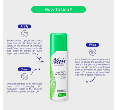 𝙑𝙞𝙫𝙚𝙣𝙯𝙖™ Nair Hair Removal Spray – بخاخ إزالة الشعر نير
