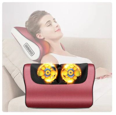 𝙑𝙞𝙫𝙚𝙣𝙯𝙖™  Red Pillow Massager – جهاز تدليك الوسادة الحمراء