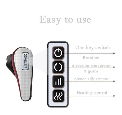 𝙑𝙞𝙫𝙚𝙣𝙯𝙖™  Red Pillow Massager – جهاز تدليك الوسادة الحمراء