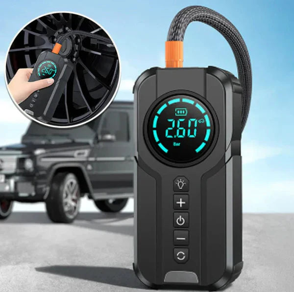 𝙑𝙞𝙫𝙚𝙣𝙯𝙖™Jump Starter With Air Pump هيكساليفينغ™ جهاز تشغيل البطارية مع منفاخ هواء