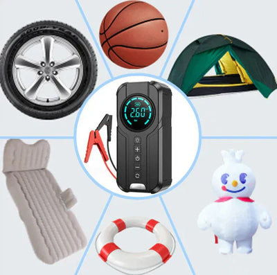 𝙑𝙞𝙫𝙚𝙣𝙯𝙖™Jump Starter With Air Pump هيكساليفينغ™ جهاز تشغيل البطارية مع منفاخ هواء