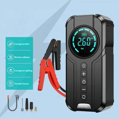 𝙑𝙞𝙫𝙚𝙣𝙯𝙖™Jump Starter With Air Pump هيكساليفينغ™ جهاز تشغيل البطارية مع منفاخ هواء